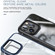 iPhone 14 Pro Carbon Fiber Four-corner Airbag Shockproof Case - Blue