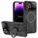 iPhone 14 Pro Large Window MagSafe Holder Phone Case - Black