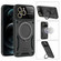 iPhone 14 Pro Large Window MagSafe Holder Phone Case - Black