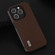 iPhone 14 Pro ABEEL Carbon Fiber Texture Protective Phone Case - Dark Brown