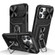iPhone 14 Pro Camshield Robot TPU Hybrid PC Phone Case - Black