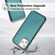 iPhone 14 Pro Leather Texture Full Coverage Phone Case - Green
