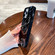 iPhone 14 Pro Solid Color Wave Texture TPU Phone Case - Black