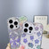 iPhone 14 Pro Little Star Series Glitter Powder TPU Phone Case - Love Heart
