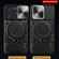 iPhone 14 Pro CD Texture Sliding Camshield Magnetic Holder Phone Case - Black