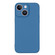 iPhone 14 Plus Silicone Phone Case with Wrist Strap - Blue iPhone 14 Plus Silicone Phone Case with Wrist Strap - Blue