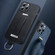 iPhone 14 Plus SULADA Cool Series PC + Leather Texture Skin Feel Phone Case - Blue