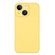 iPhone 14 Plus Silicone Phone Case with Wrist Strap - Yellow