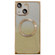 iPhone 14 Plus Square Gradient Magsafe Electroplating TPU Phone Case - Gold