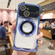iPhone 14 Plus MagSafe Shockproof TPU Phone Case with Lens Film - Blue
