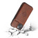 iPhone 14 Plus Calf Texture Magnetic Card Bag Case  - Coffee