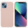 iPhone 14 Plus Solid Color Silicone Phone Case  - Sand Pink