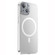 iPhone 14 Plus PC Crystal Clear Frosted Magnetic Magsafe Phone Case - Silver