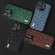 iPhone 14 Plus ABEEL Genuine Leather Ostrich Texture Phone Case - Green