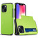 iPhone 14 Plus Shockproof Armor Protective Phone Case with Slide Card Slot   - Green