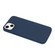 iPhone 14 Plus Solid Color Frosted Silicone Phone Case - Navy Blue