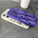 iPhone 14 Plus Liquid Silicone Pedestrians Pattern Phone Case - Purple