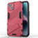 iPhone 14 Plus Punk Armor 2 in 1 PC + TPU Phone Case  - Light Red