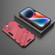 iPhone 14 Plus Punk Armor 2 in 1 PC + TPU Phone Case  - Light Red