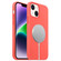 iPhone 14 Plus MagSafe Liquid Silicone Full Coverage Phone Case - Pink Orange