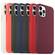 iPhone 14 Plus MagSafe Liquid Silicone Full Coverage Phone Case - Pink Orange