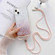 iPhone 14 Plus Lanyard Gradient Glitter Epoxy Case  - Pink