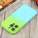 iPhone 14 Plus Liquid TPU Silicone Gradient MagSafe Phone Case - Cyan Blue