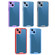 iPhone 14 Plus Acrylic + TPU Clear Protective Phone Case  - Purple