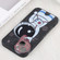iPhone 14 Plus Spaceman Binoculars Phone Case  - Black and Brown