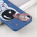 iPhone 14 Plus Spaceman Binoculars Phone Case  - Blue and Brown