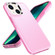 iPhone 14 Plus Double Solid Color Armor Phone Case  - Pink