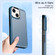 iPhone 14 Plus Double Solid Color Armor Phone Case  - Blue