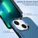 iPhone 14 Plus Double Solid Color Armor Phone Case  - Blue