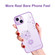 iPhone 14 Plus Electroplating Diamond Dandelion TPU Phone Case  - Navy Blue
