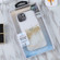 iPhone 14 Plus DFANS DESIGN Dual-color Starlight Shining Phone Case  - White