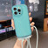 iPhone 14 Plus Candy Colors TPU Phone Case with Lanyard - Blue