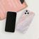 iPhone 14 Plus Marble Frosted TPU Phone Case - Pink