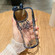 iPhone 14 Plus Plating Carrot Rabbit TPU Phone Case - Gold