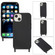 iPhone 14 Plus Elastic Silicone Lanyard Case  - Black