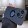 iPhone 14 Plus Electroplating Oil Injection Magsafe Magnetic PC Phone Case - Black