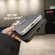 iPhone 14 Plus Electroplating Oil Injection Magsafe Magnetic PC Phone Case - Black