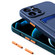 iPhone 14 Plus Skin Feel Card Color Button TPU Case  - Red