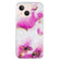 iPhone 14 Plus IMD Shell Pattern TPU Phone Case - Red Marble