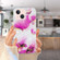 iPhone 14 Plus IMD Shell Pattern TPU Phone Case - Red Marble