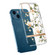 iPhone 14 Plus Translucent Electroplating Flower Phone Case   - Magnolia