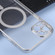 iPhone 14 Plus MagSafe Electroplating Straight TPU Phone Case  - Silver