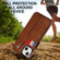 iPhone 14 Plus Wrist Strap Holder Phone Case  - Brown