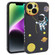 iPhone 14 Plus Hug Moon Astronaut Pattern TPU Phone Case - Black