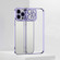 iPhone 14 Plus Electroplating High Transparent TPU Phone Case  - Purple