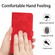 iPhone 14 Plus Flower Embossing Pattern Leather Phone Case - Red